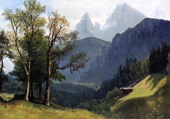 Albert Bierstadt : Tyrolean Lansscape